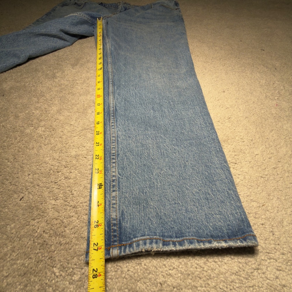 Abercrombie & Fitch The Straight Mid Rise Jeans Women's Size 35 / 20S Blue - Picture 6 of 15